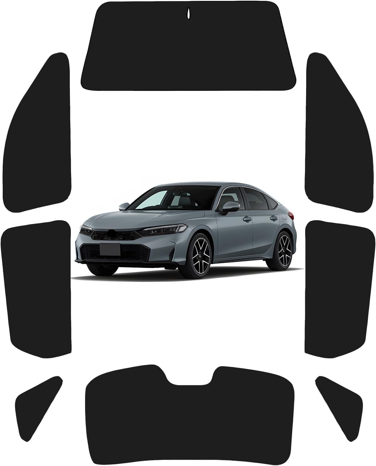 Amazon | Loveyes ホンダ シビック サンシェード FL1 全面 フルセット